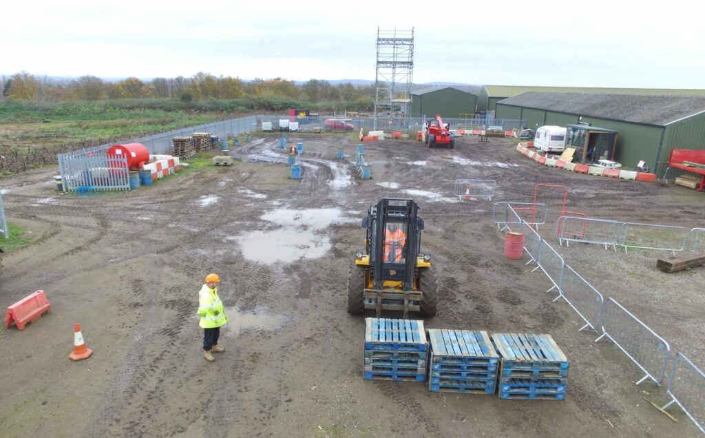 CPCS Rough Terrain Forklift Training in Wokingham