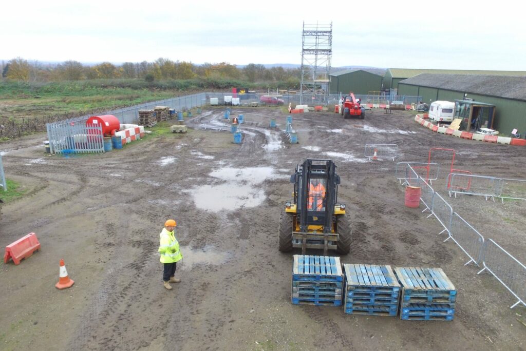 CPCS Rough Terrain Forklift Training in Wokingham
