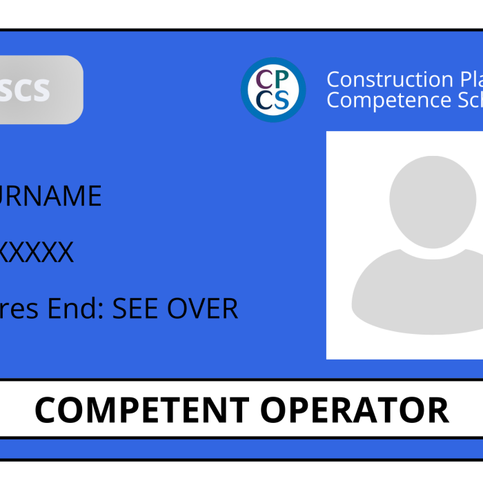 CPCS Blue Card | CPCS Renewal Test