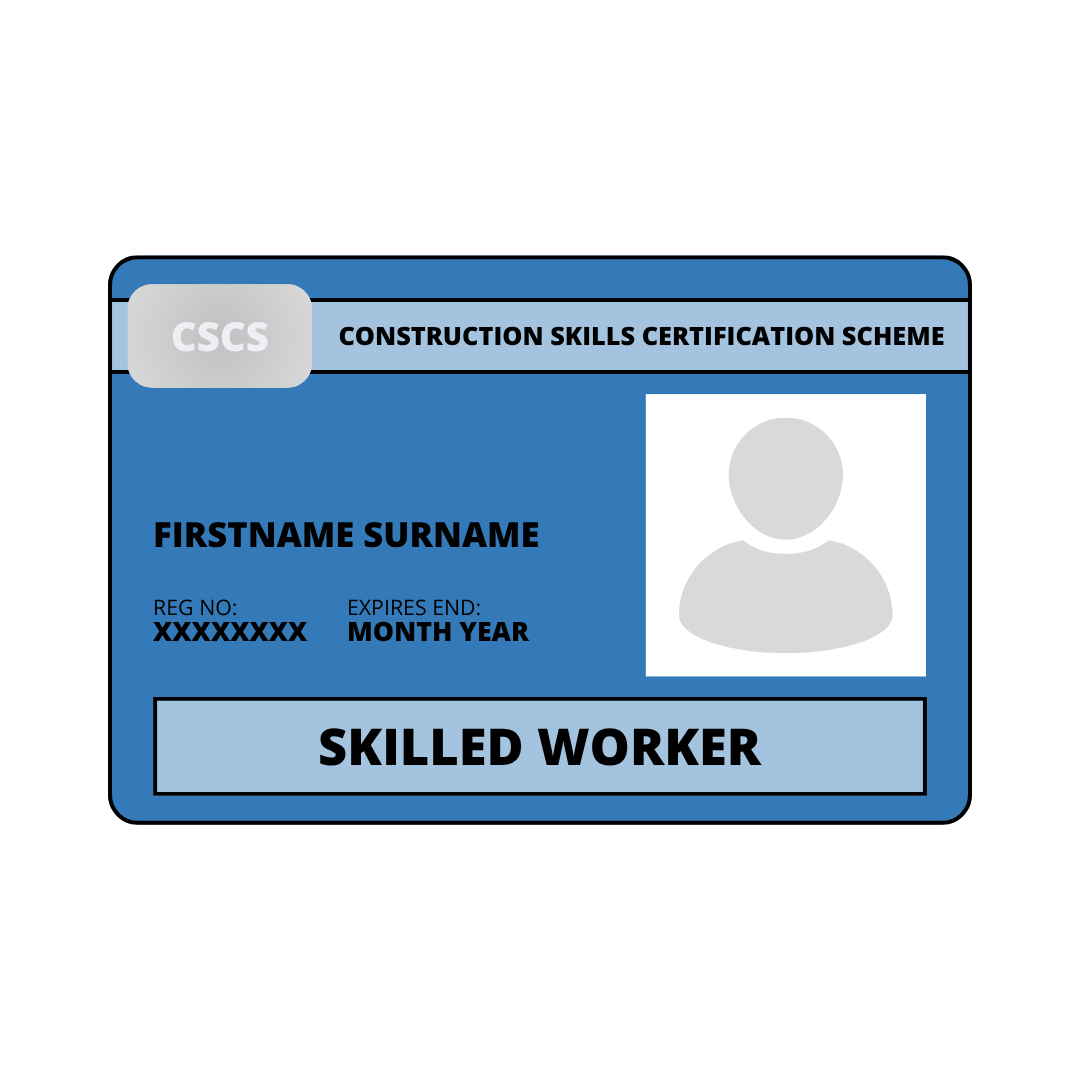 Blue CSCS Card